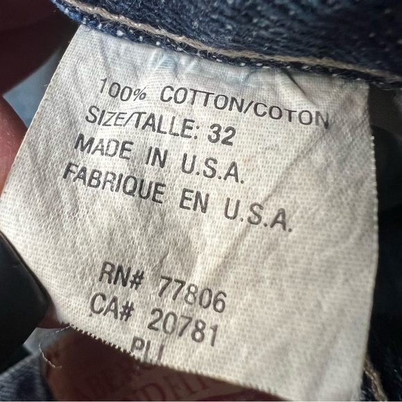 Abercrombie and Fitch Men’s Rare Vintage Moose Original Jeans Lot 00257, Sz 32 - Picture 8 of 10